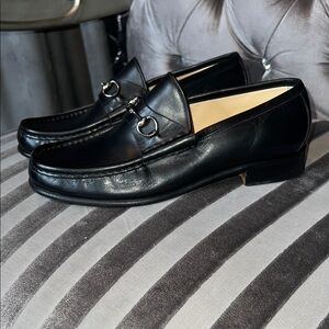 ✨ Timeless Icon: Vintage Gucci Horsebit Loafers in Black Leather ✨